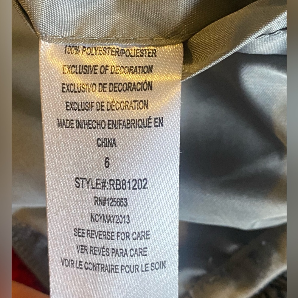 Rugged Bear fleece lined reversible red and gray windbreaker jacket coat size 6 - Picture 10 of 10